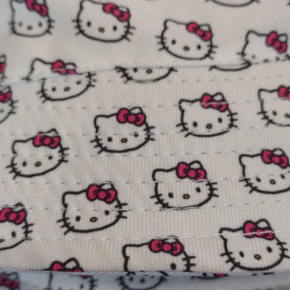 Sanrio Hello Kitty Bucket Hat White With All Over Print - Picture 7 of 7